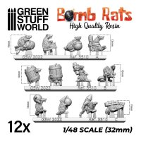 Green Stuff World - BOMB RATS Resin Set
