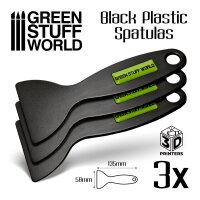 Black Plastic Spatulas - 3D printer
