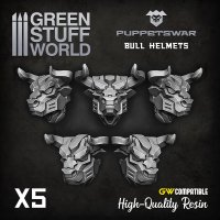 Green Stuff World - Bull Helmets