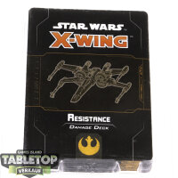 Star Wars X-Wing - Widerstand - Damage Deck, 2. Edition,...
