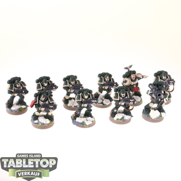 Space Marines - 10 taktische Marines - gut bemalt