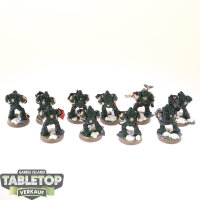 Space Marines - 10 taktische Marines - gut bemalt