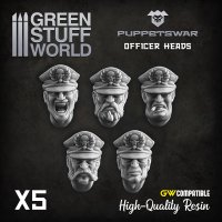 Green Stuff World - Officer heads