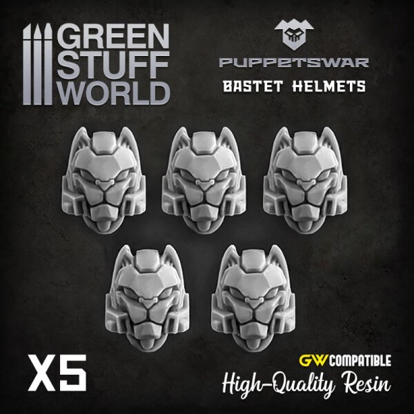 Green Stuff World - Bastet Helmets