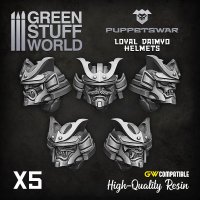 Green Stuff World - Loyal Daimyo Helmets