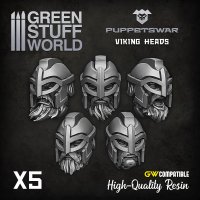 Green Stuff World - Viking Heads