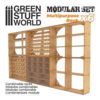 Green Stuff World - MDF Multipurpose Rack x6