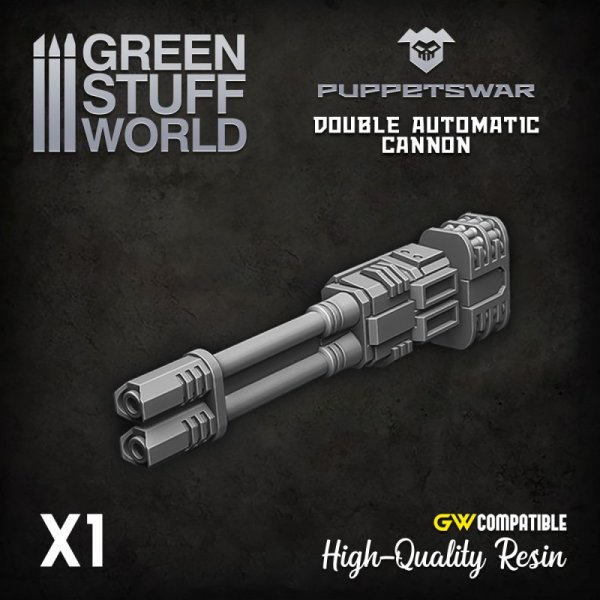 Green Stuff World - Turret - Double Automatic Cannon