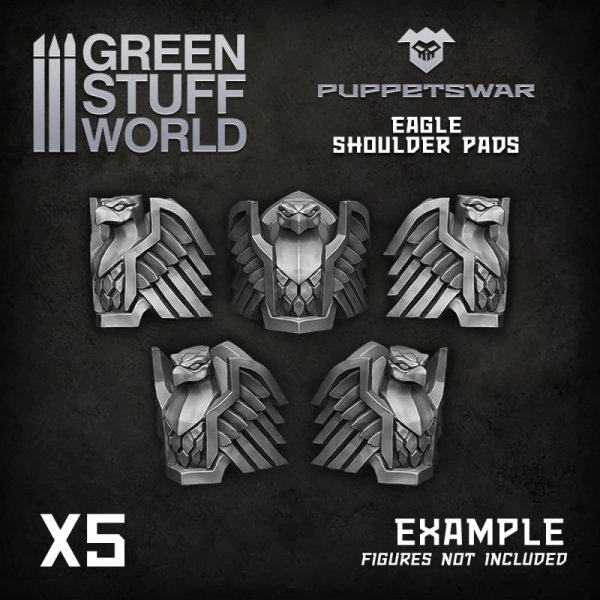 Green Stuff World - Eagle Shoulder Pads