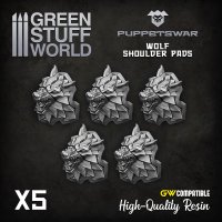 Green Stuff World - Wolf Shoulder Pads