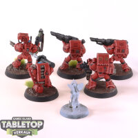 Blood Angels - 5 Devastators - gut bemalt