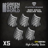 Green Stuff World - Bushi Scales shoulder pads