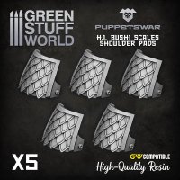Green Stuff World - Bushi Scales shoulder pads 2