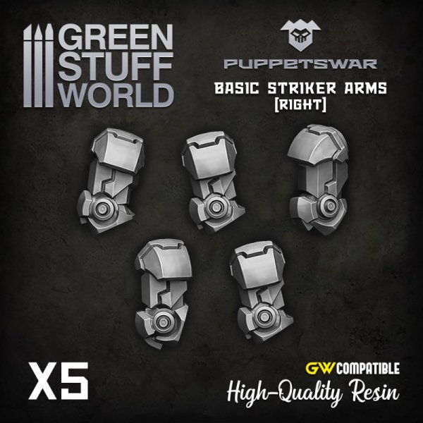 Green Stuff World - Basic Striker Arms - Right