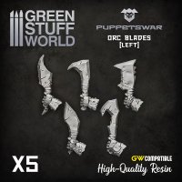 Green Stuff World - Orc Blades - Left
