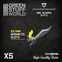 Green Stuff World - Orc Blades - Left