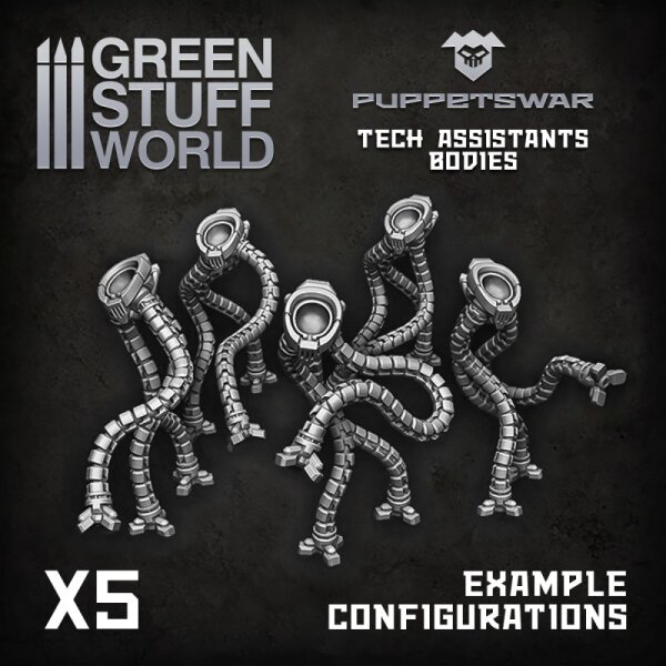 Green Stuff World - Tech Assistants Bodies