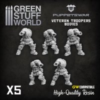 Green Stuff World - Veteran Troopers Bodies