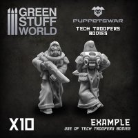 Green Stuff World - Tech Troopers Bodies
