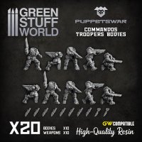 Green Stuff World - Commandos Troopers Bodies