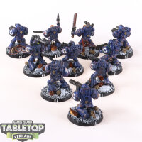 Ultramarines - 10x Tactical Squad - gut bemalt