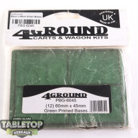 Bases - 4 Ground - 12 60mm x 45mm Bases -...