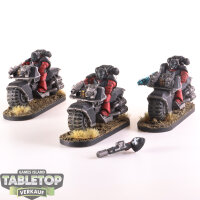 Blood Angels - Flesh Tearers 3 Bikes - gut bemalt