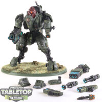 Tau Empire - 1- XV 95 Ghostkeel Battlesuit - gut bemalt