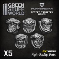 Green Stuff World - Desert Troopers heads