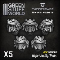 Green Stuff World - Samurai helmets