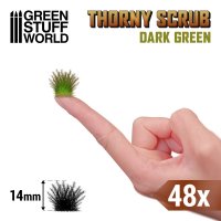 Green Stuff World - Thorny Scrubs - DARK GREEN