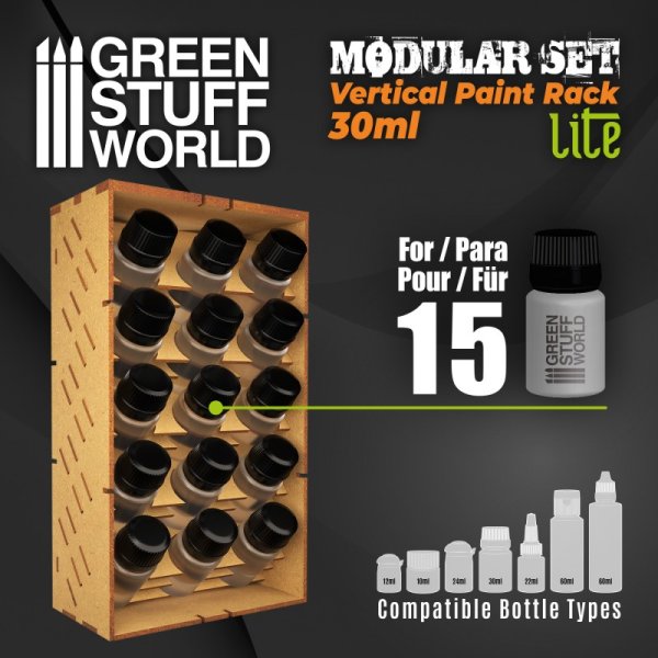 Green Stuff World - Vertical Paint Organiser 30ml - LITE