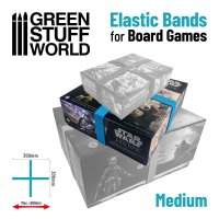 Green Stuff World - Elastic Bands for Board Games 300mm -...