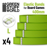 Elastic Bands for Board Games 400mm - Pack x4