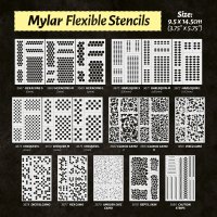 Green Stuff World - Flexible Stencils - HEXAGONS M (7mm)
