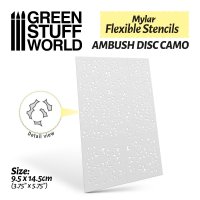 Green Stuff World - Flexible Stencils - AMBUSH DISC CAMO...