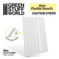 Flexible Stencils - Caution Strips (5mm aprox.)