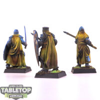 3 x Temple Knights, Highlands Miniaturen  - gut bemalt