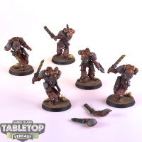 Space Marines - 5 x Assault Intercessors - gut bemalt