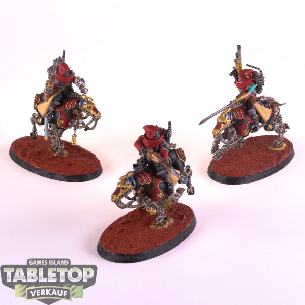 Adeptus Mechanicus - 3 x Serberys Raiders  - gut bemalt