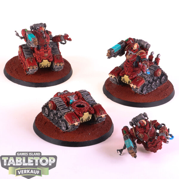 Adeptus Mechanicus - 3 x Kataphron Breachers - gut bemalt