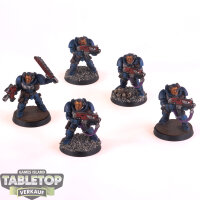 Space Marines - 5 x Scouts - gut bemalt