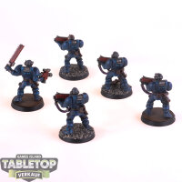 Space Marines - 5 x Scouts - gut bemalt