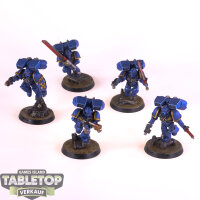 Space Marines - 5 x Assault Squad - gut bemalt