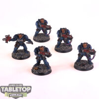 Space Marines - 5 x Scouts - gut bemalt