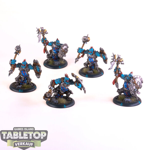 Trollbloods - Trollkin Warders - gut bemalt