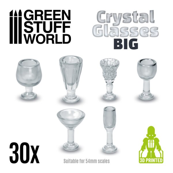 Green Stuff World - Crystal Glasses - Big Cups