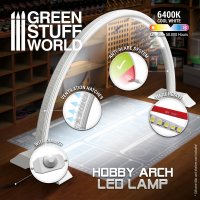 Green Stuff World - Hobby Arch LED Lamp - Faded White