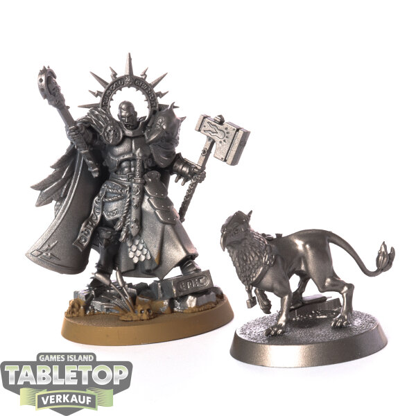 Stormcast Eternals - Lord-Imperatant & Gryph-hound - teilweise bemalt