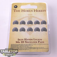 Horus Heresy - Iron Hands Legion MKIII Shoulder Pads -...